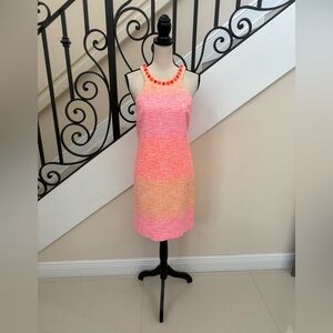 Trina Turk Jewel-Toned Orange and Pink Dress
